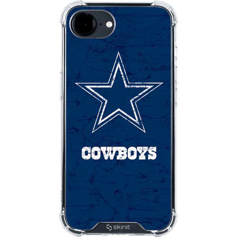 NFL Dallas Cowboys Distressed iPhone 16e Clear Case