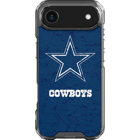 NFL Dallas Cowboys Distressed iPhone 17 Air Clear Case