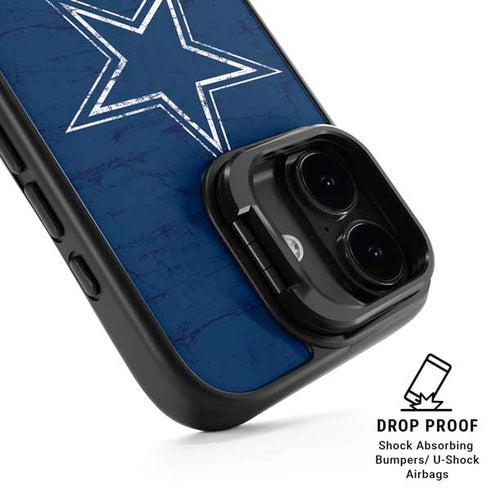 NFL Dallas Cowboys Distressed iPhone 17 Kickstand Case