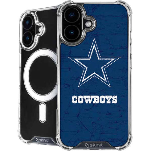 NFL Dallas Cowboys Distressed iPhone 17 MagSafe Case