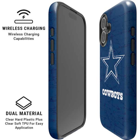 NFL Dallas Cowboys Distressed iPhone 17 Magsafe Impact Case