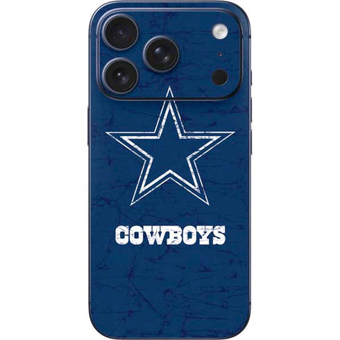 NFL Dallas Cowboys Distressed iPhone 17 Pro Max Skin