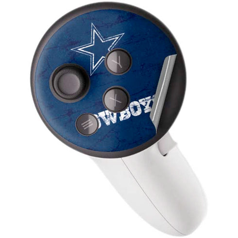 NFL Dallas Cowboys Distressed Meta Quest 3S Skin