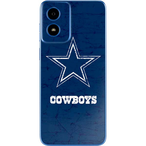 NFL Dallas Cowboys Distressed Moto G Play 4G (2024) Skin
