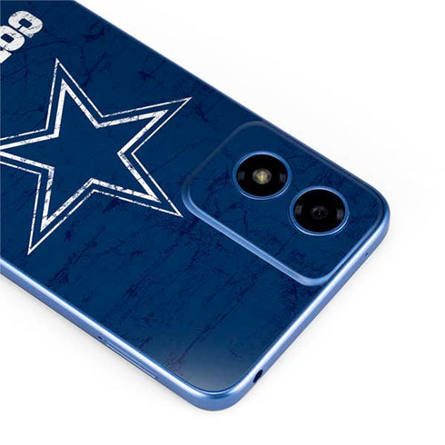NFL Dallas Cowboys Distressed Moto G Play 4G (2024) Skin