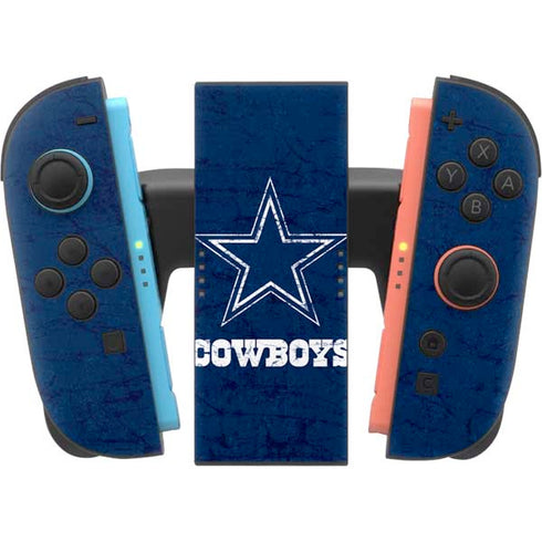 NFL Dallas Cowboys Distressed Nintendo Switch 2 (2025) Joy-Con Controller Skin