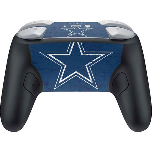 NFL Dallas Cowboys Distressed Nintendo Switch 2 (2025) Pro Controller Skin