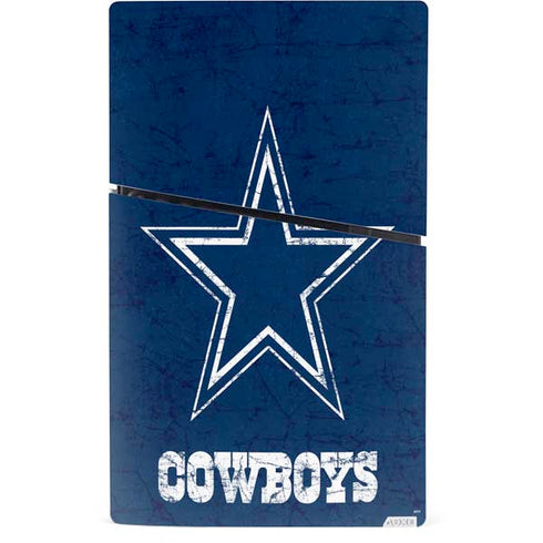 NFL Dallas Cowboys Distressed PS5 Slim Digital Edition Console Skin