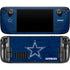 NFL Dallas Cowboys Distressed Steam Deck Handheld Gaming Computer OLED Skin