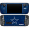 NFL Dallas Cowboys Distressed Steam Deck Handheld Gaming Computer Skin
