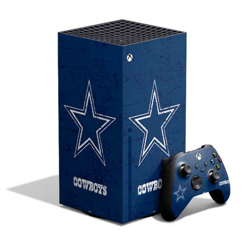 NFL Dallas Cowboys Distressed XBox Series X Digital Edition Bundle Skin