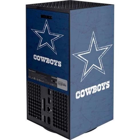 NFL Dallas Cowboys Distressed XBox Series X Digital Edition Console Skin