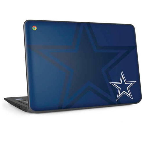 NFL Dallas Cowboys Double Vision HP Chromebook Skin