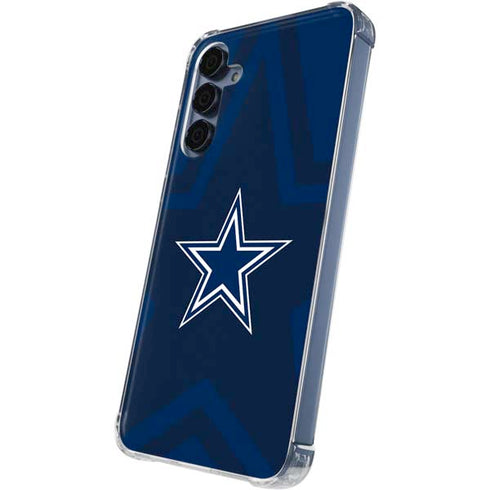 NFL Dallas Cowboys Double Vision Galaxy A55 5G Clear Case