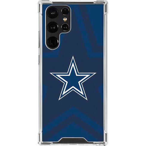 NFL Dallas Cowboys Double Vision Galaxy S23 Ultra Clear Case