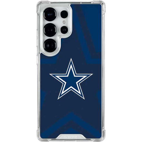 NFL Dallas Cowboys Double Vision Galaxy S25 Ultra Clear Case