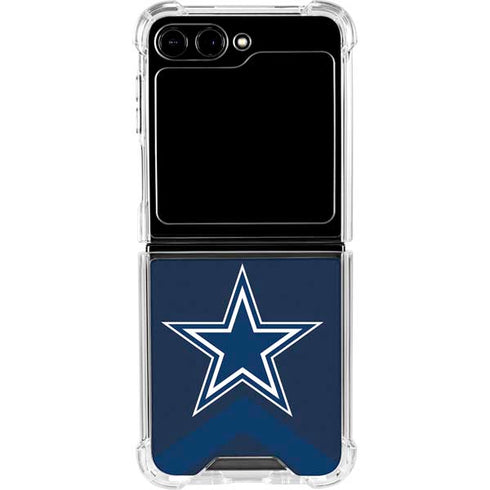 NFL Dallas Cowboys Double Vision Galaxy Z Flip6 Clear Case