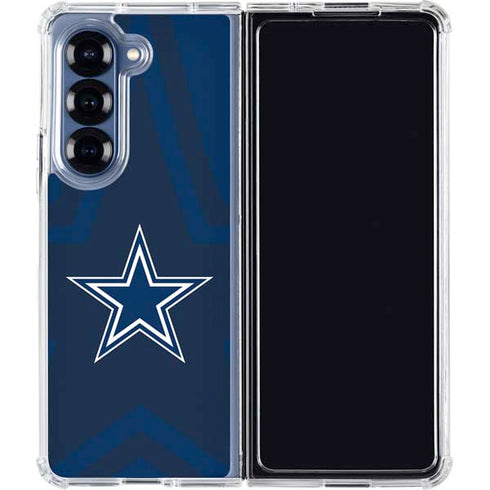NFL Dallas Cowboys Double Vision Galaxy Z Fold6 Clear Case