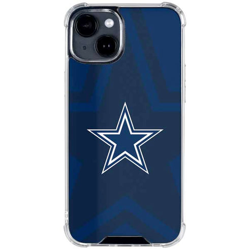 NFL Dallas Cowboys Double Vision iPhone 15 Clear Case
