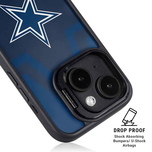 NFL Dallas Cowboys Double Vision iPhone 15 Kickstand Case
