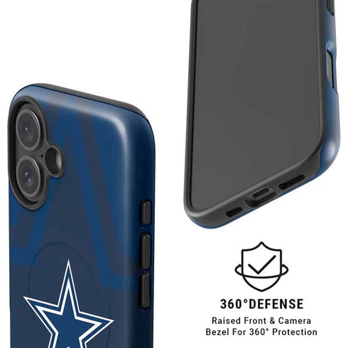 NFL Dallas Cowboys Double Vision iPhone 16 Plus Magsafe Impact Case