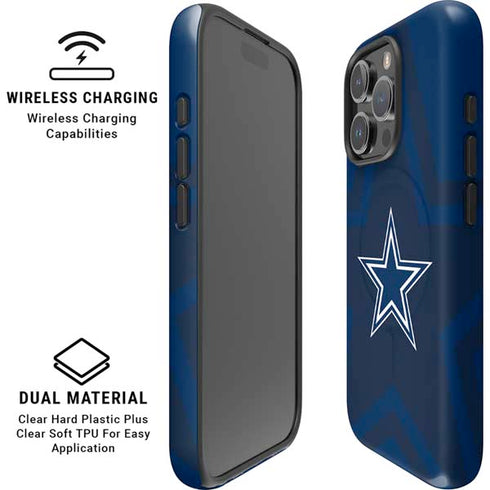 NFL Dallas Cowboys Double Vision iPhone 16 Pro Max Magsafe Impact Case