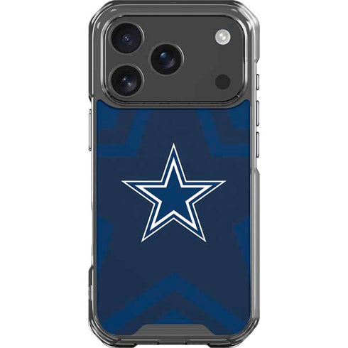 NFL Dallas Cowboys Double Vision iPhone 18 Pro Clear Case