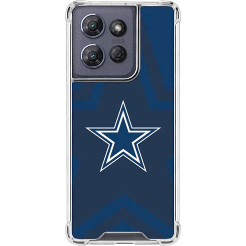 NFL Dallas Cowboys Double Vision Moto G 5G (2025) Clear Case