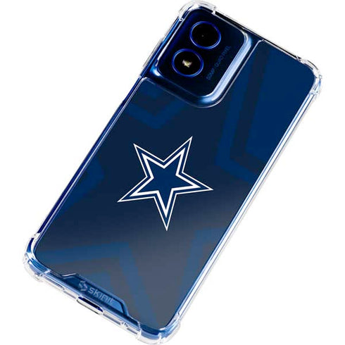 NFL Dallas Cowboys Double Vision Moto G 5G (2024) Clear Case
