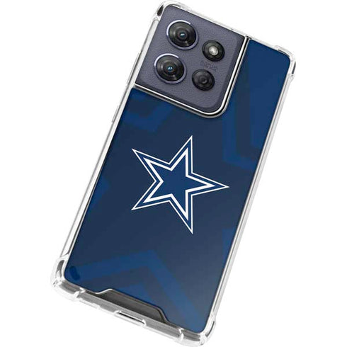 NFL Dallas Cowboys Double Vision Moto G Play 5G (2025) Clear Case