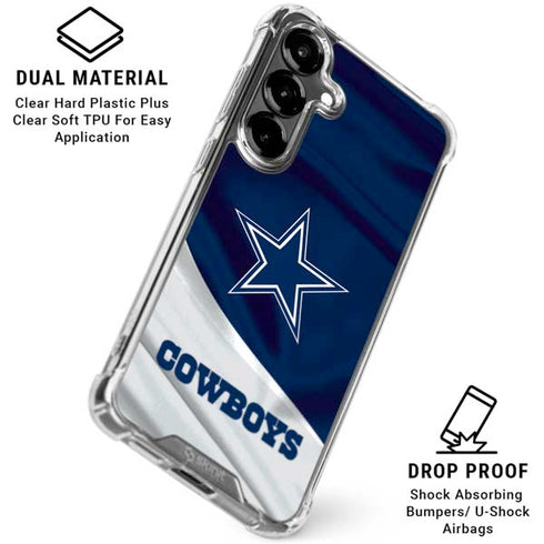 NFL Dallas Cowboys Galaxy S26 Clear Case