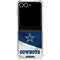 NFL Dallas Cowboys Galaxy Z Flip7 Clear Case