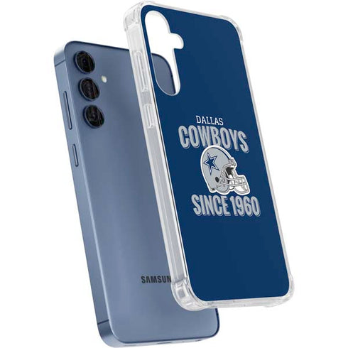 NFL Dallas Cowboys Helmet Galaxy A55 5G Clear Case