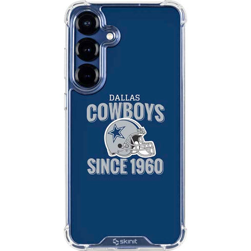 NFL Dallas Cowboys Helmet Galaxy S25 Plus Clear Case