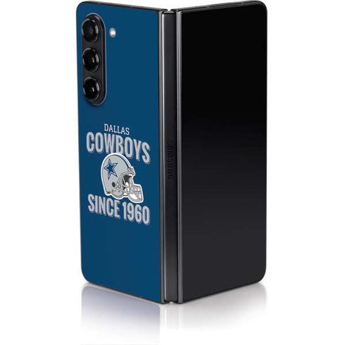 NFL Dallas Cowboys Helmet Galaxy Z Fold5 5G Skin
