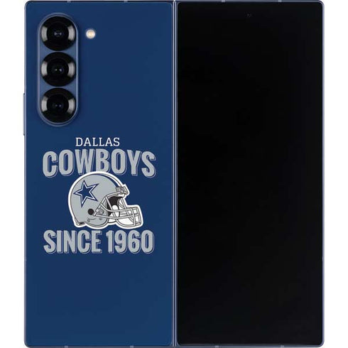 NFL Dallas Cowboys Helmet Galaxy Z Fold6 Skin