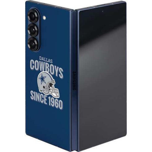 NFL Dallas Cowboys Helmet Galaxy Z Fold6 Skin