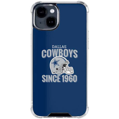 NFL Dallas Cowboys Helmet iPhone 15 Clear Case