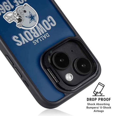 NFL Dallas Cowboys Helmet iPhone 15 Kickstand Case