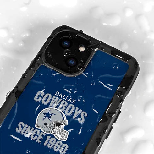 NFL Dallas Cowboys Helmet iPhone 15 Plus Waterproof Case