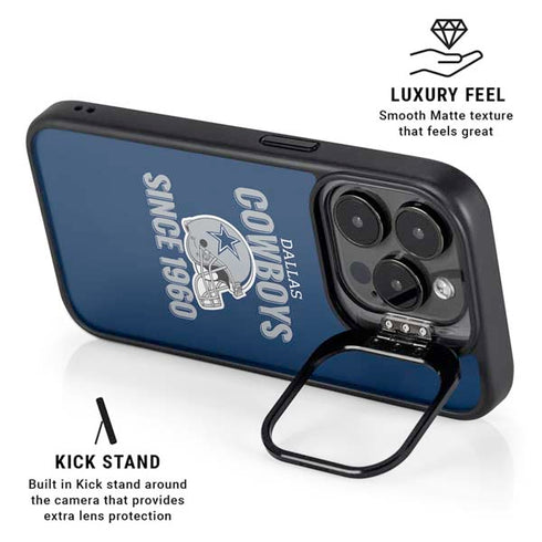 NFL Dallas Cowboys Helmet iPhone 15 Pro Kickstand Case