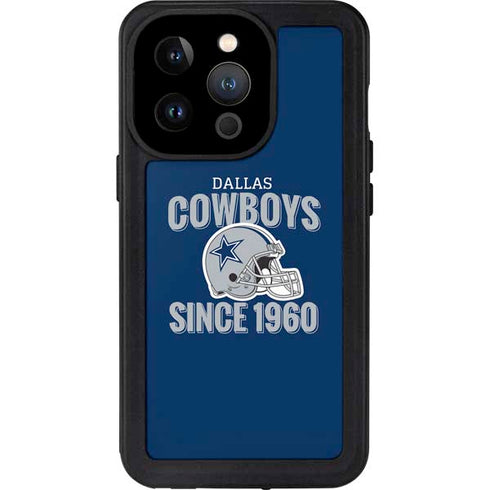NFL Dallas Cowboys Helmet iPhone 15 Pro Waterproof Case