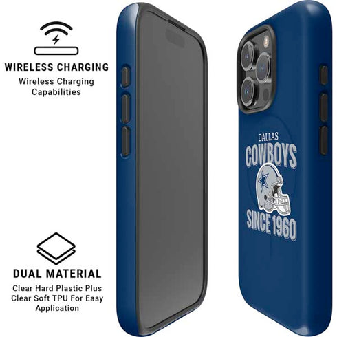NFL Dallas Cowboys Helmet iPhone 16 Pro Magsafe Impact Case