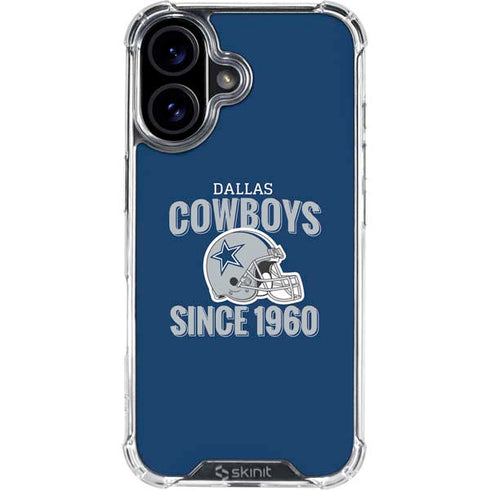 NFL Dallas Cowboys Helmet iPhone 17 Clear Case