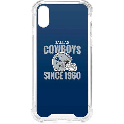 NFL Dallas Cowboys Helmet iPhone XS Clear Case