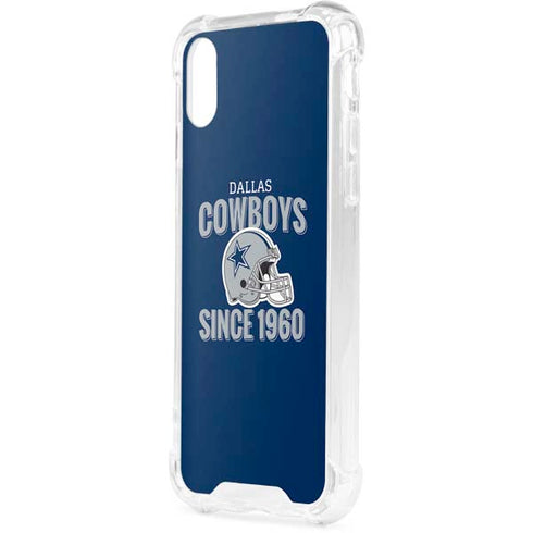 NFL Dallas Cowboys Helmet iPhone XS Clear Case