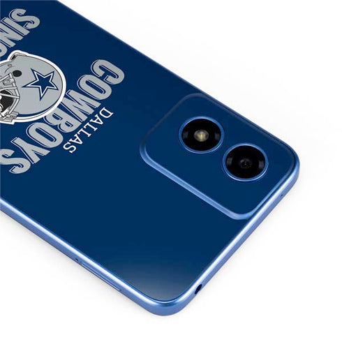 NFL Dallas Cowboys Helmet Moto G Play 4G (2024) Skin