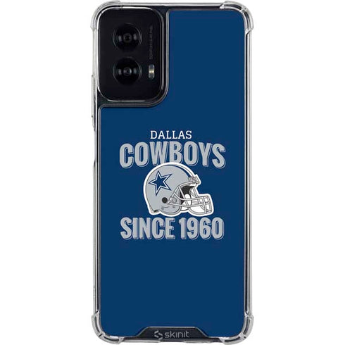 NFL Dallas Cowboys Helmet Moto G Power 5G (2024) Clear Case