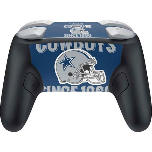 NFL Dallas Cowboys Helmet Nintendo Switch 2 (2025) Pro Controller Skin