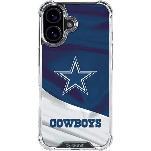 NFL Dallas Cowboys iPhone 16 Plus Clear Case